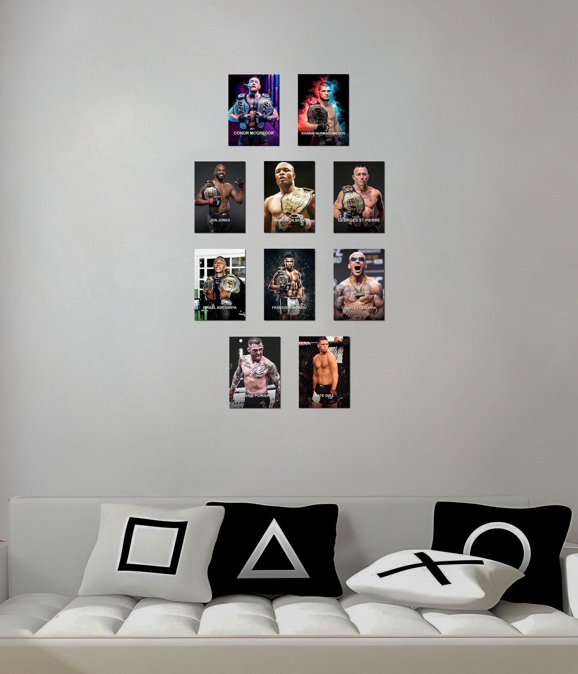 10 UFC Fighters Poster Set - Everanta