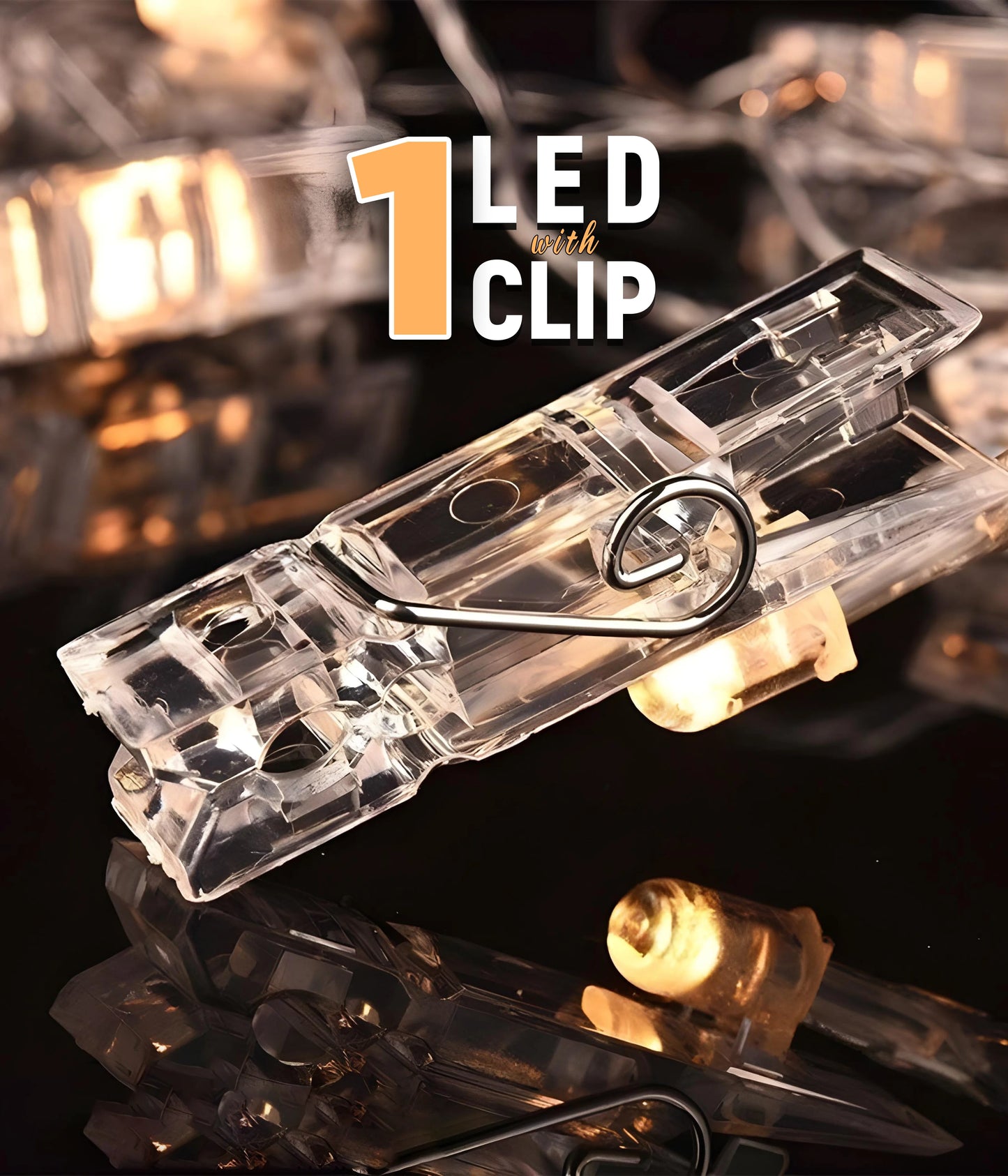 1 LED Photo Clip with String Light - Everanta
