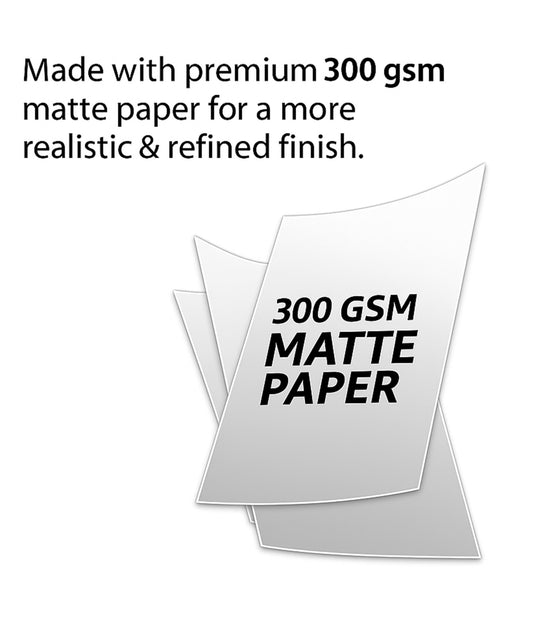 300 Gsm Matte Poster Paper - Everanta