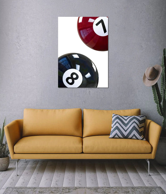 7 & 8 Balance – Minimal Aesthetic Poster on Wall - Everanta