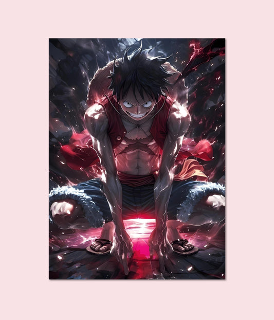 Angry Luffy – Unstoppable Rage One Piece Poster Main Image - Everanta