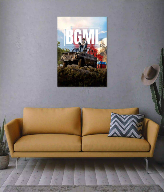 BGMI Battle Gaming Poster on Wall - Everanta