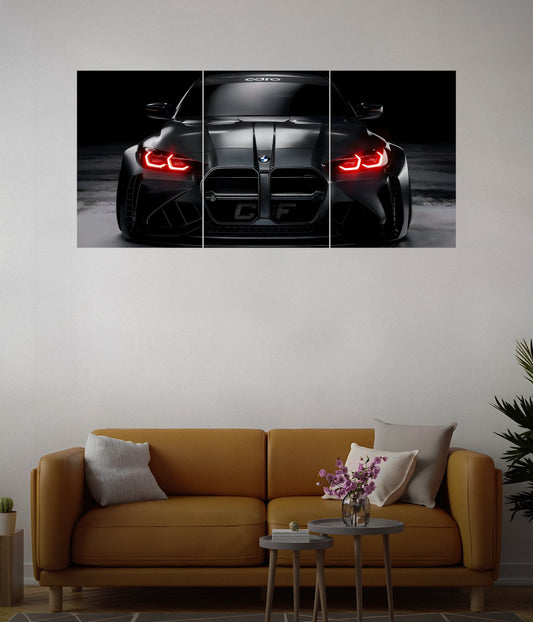 BMW M2 Black Beast – Split Wall Poster Main Image - Everanta