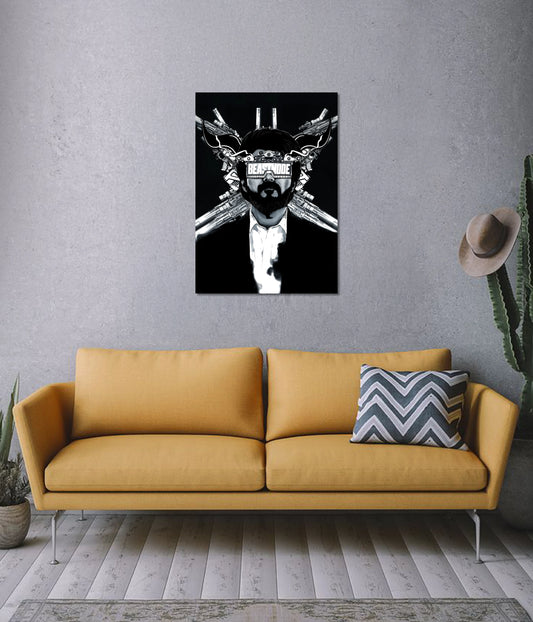 Beast Mode – Cinematic Black & White Wall Poster - Everanta