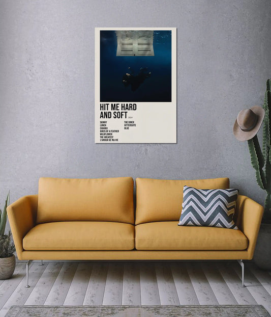 Billie Eilish – Hit Me Hard and Soft Album Poster on Wall - Everanta