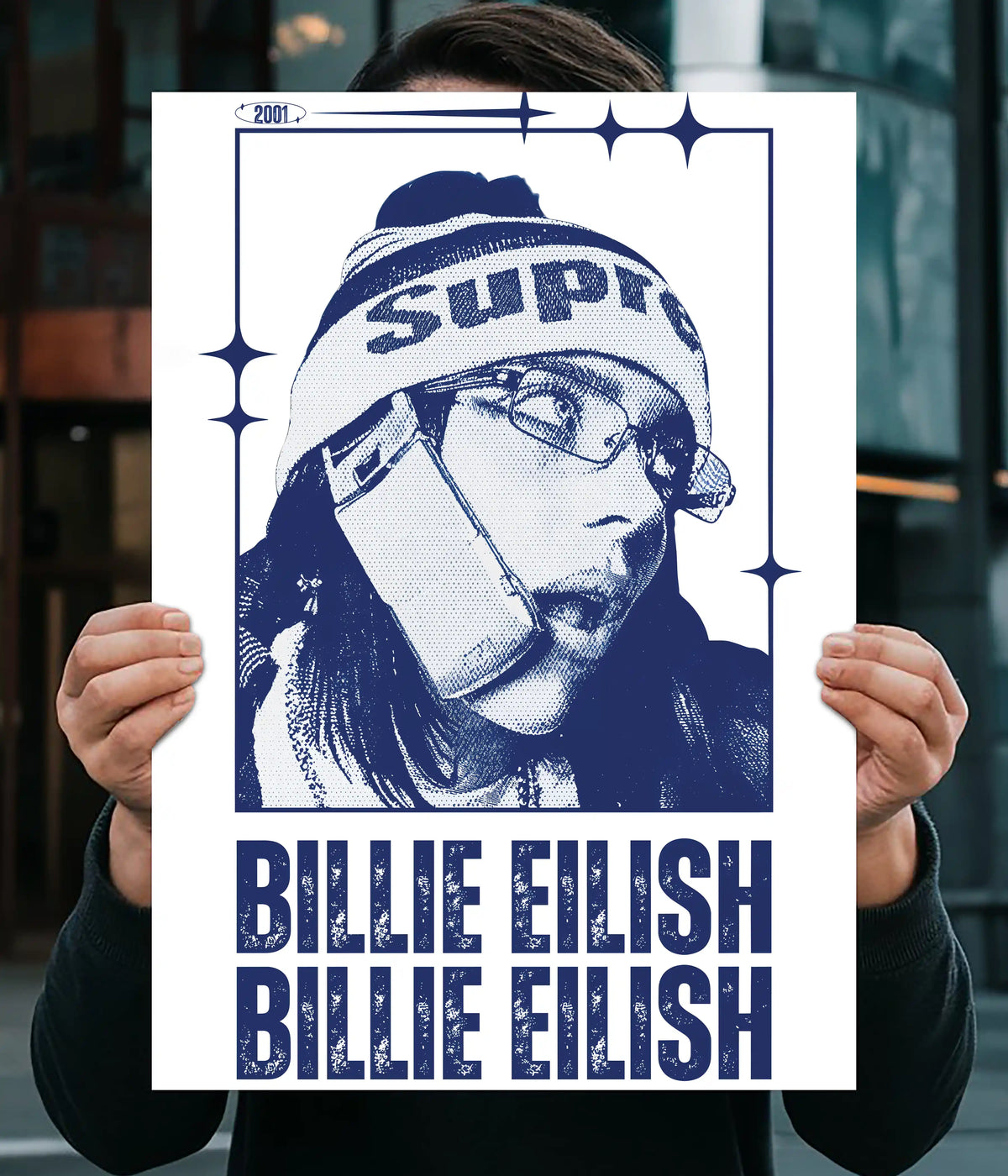 Billie Eilish Y2K Pop Wall Poster Main Image - Everanta