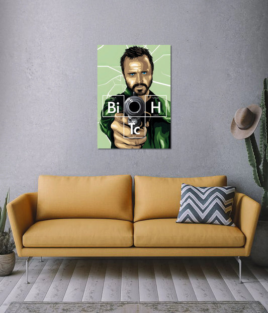 Breaking Bad BiTcH – Jesse Pinkman Wall Poster on Wall - Everanta
