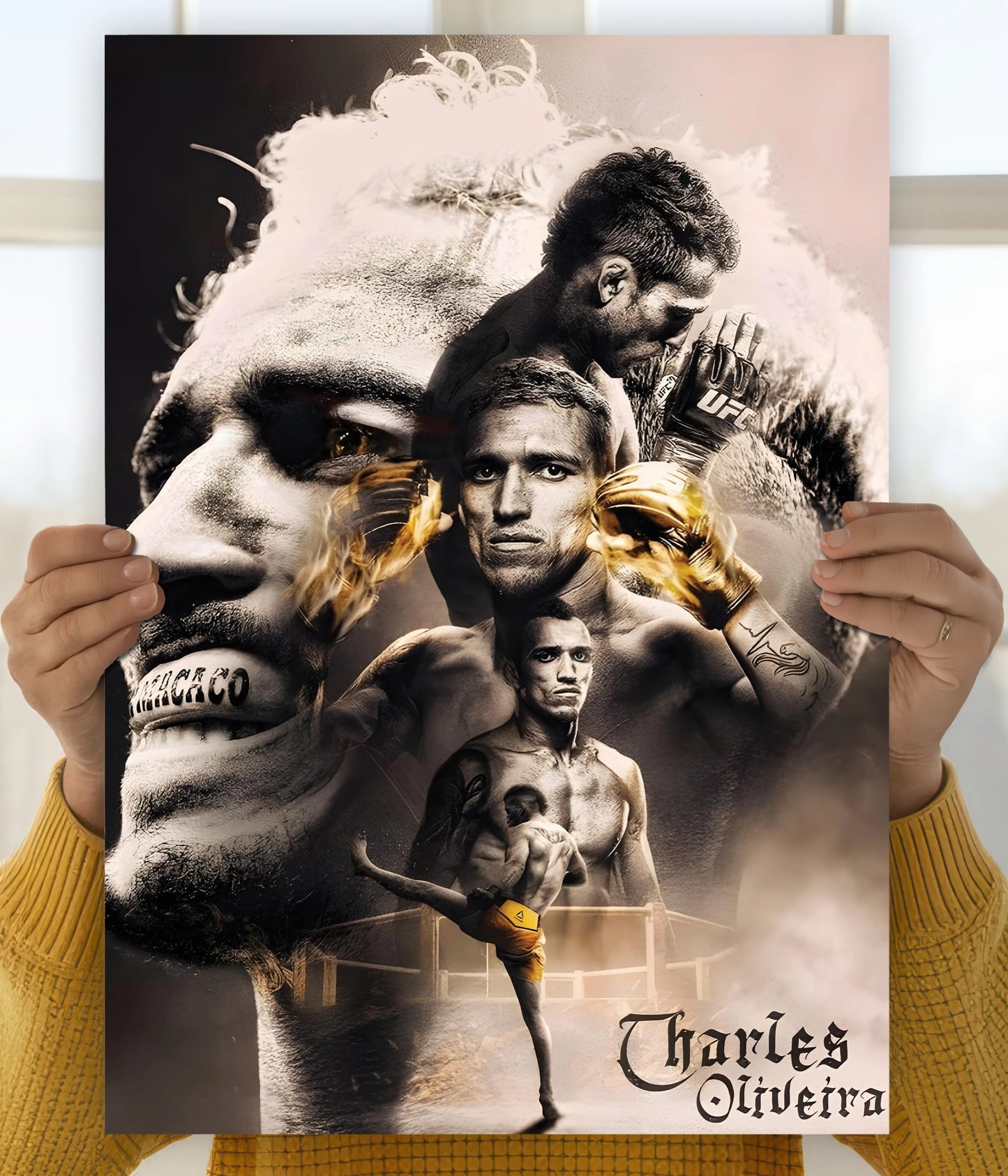 Charles Oliveira – UFC Warrior Wall Poster Main Image - Everanta