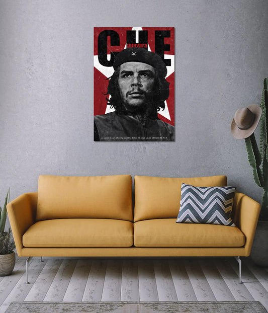 Che Guevara Motivational Poster on Wall - Everanta