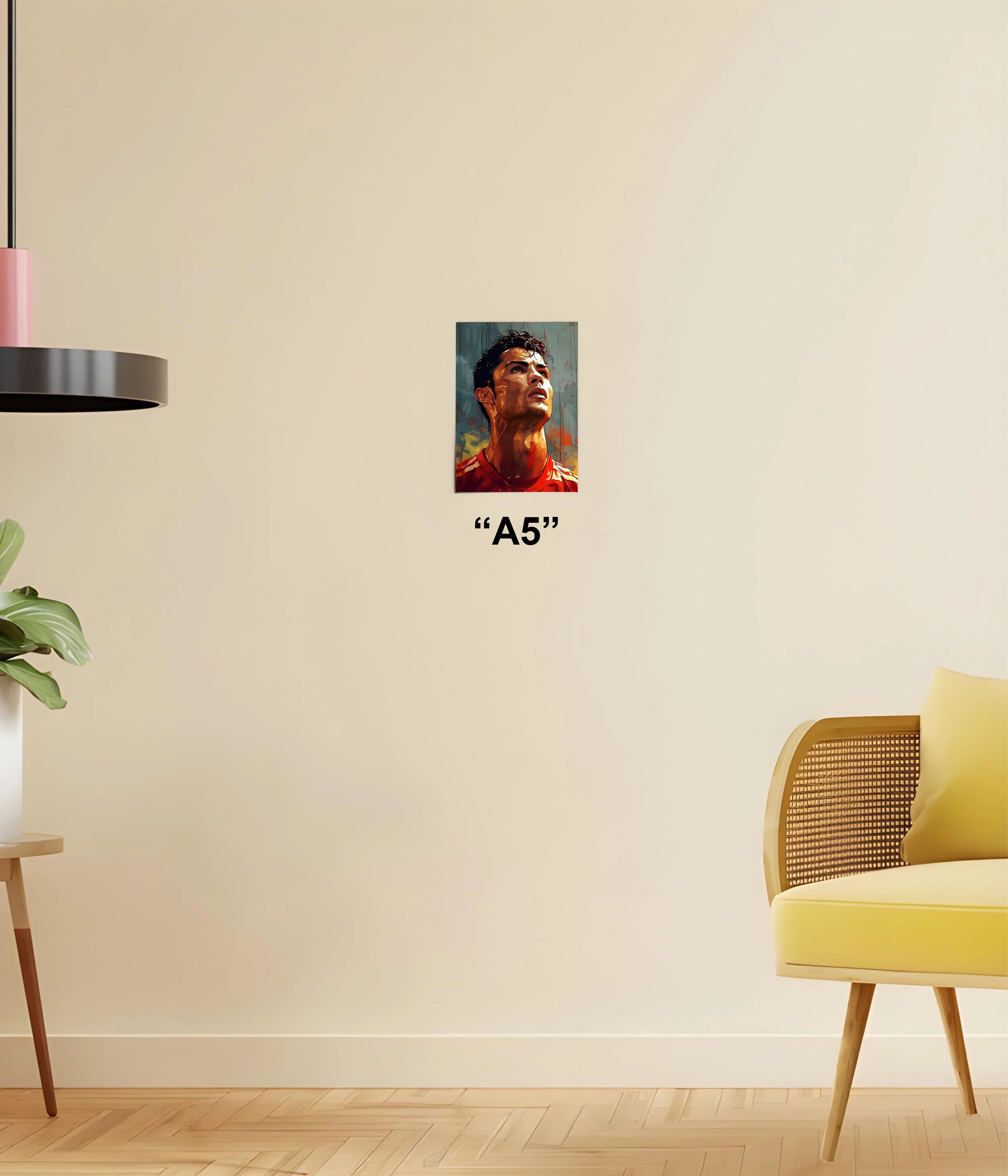 Cristiano Ronaldo – Legacy in Motion Sports Poster A5 Size - Everanta