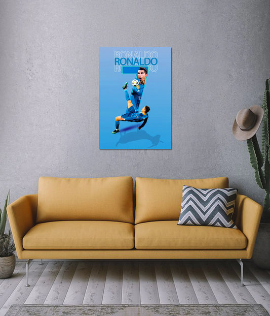 Cristiano Ronaldo No.7 – The Legend in Action Wall Poster - Everanta