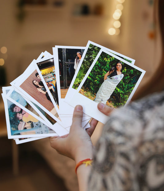 Hold Custom Polaroid Prints – Retro Photo Prints in Hands - Everanta