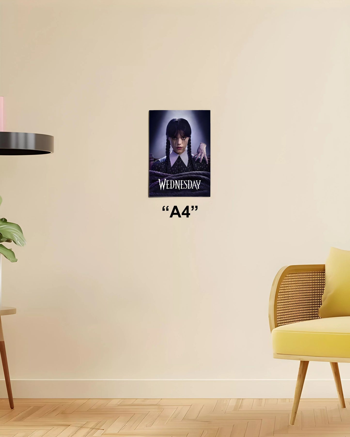 Dark Vibes – Wednesday Wall Poster A4 Size - Everanta