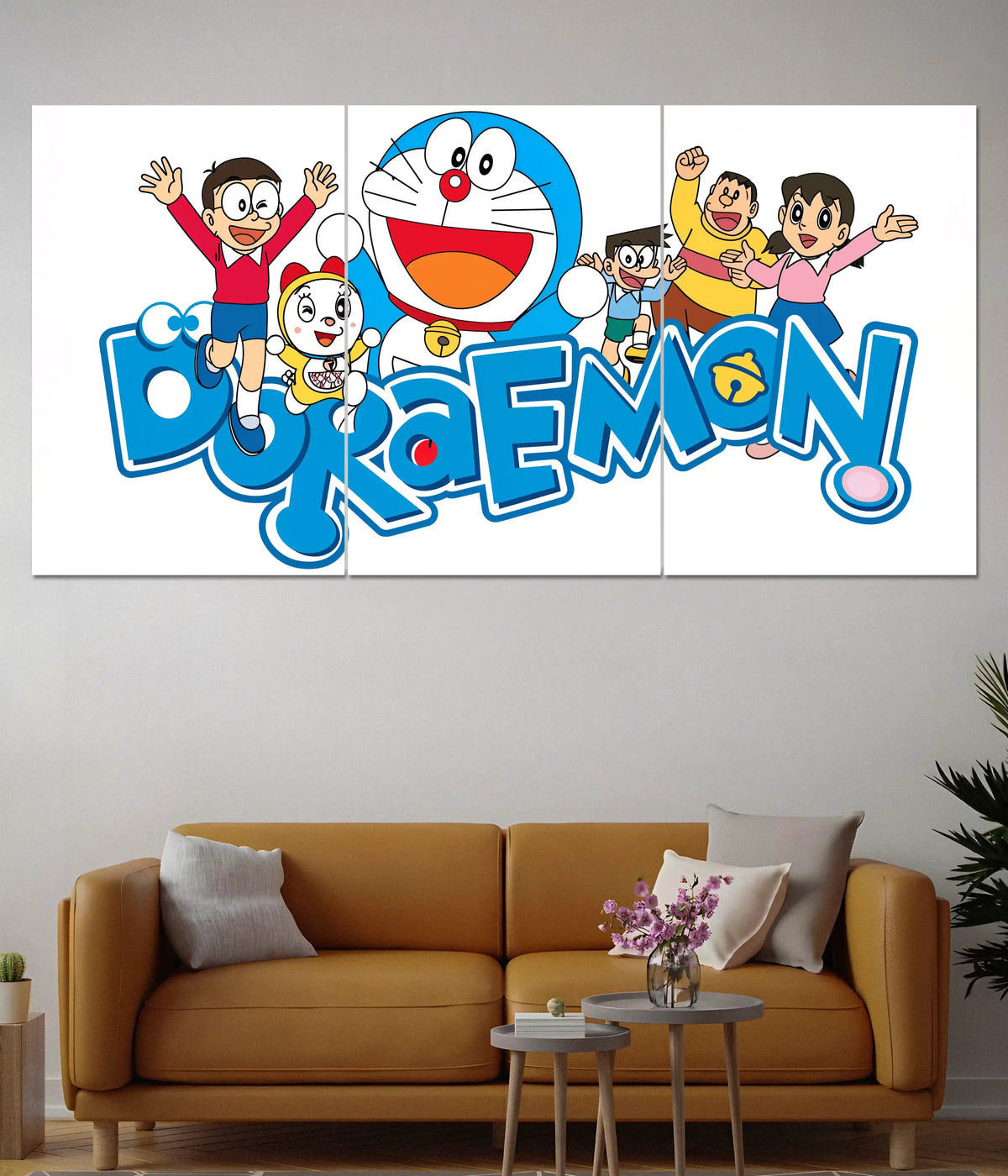 Doraemon 3 Piece Split Poster - Everanta