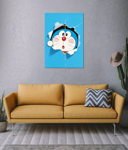 Doraemon Cute Anime Poster on Wall - Everanta