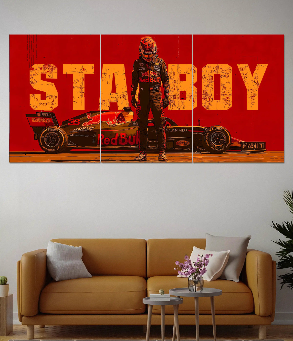 F1 Champion “Stay Boy” Split Poster - Everanta