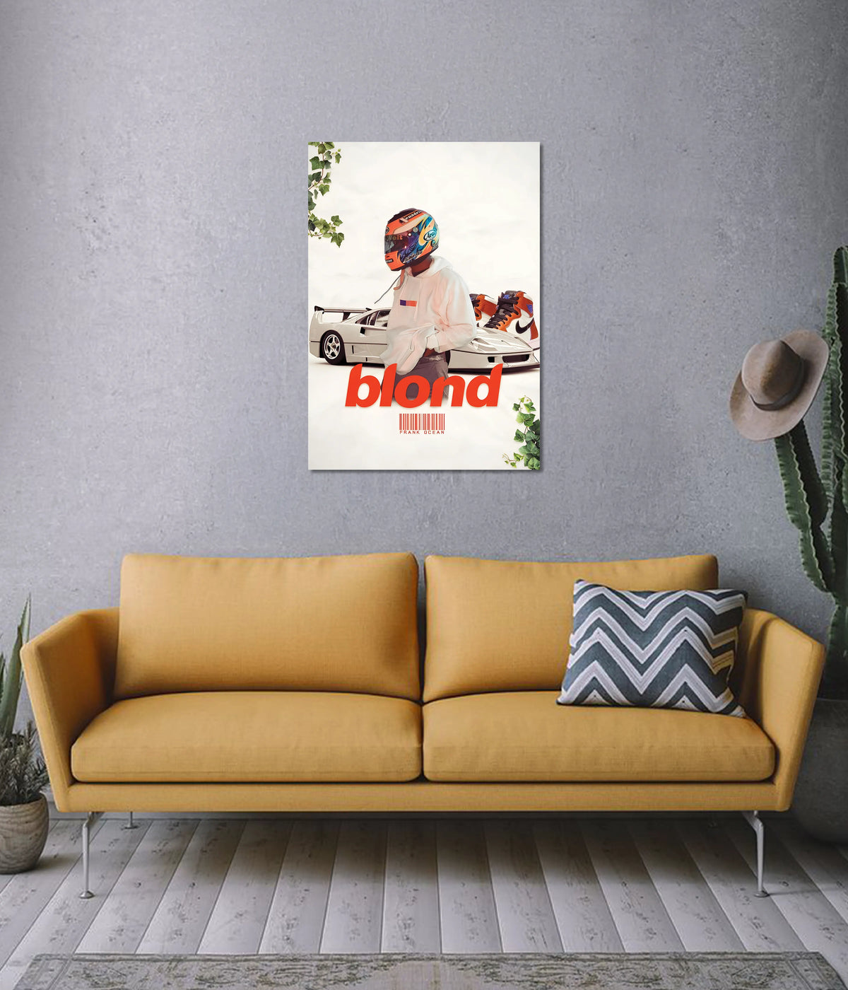 Frank Ocean – Blond Wall Poster - Everanta
