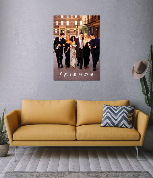 Friends Classic TV Show Cast Poster on Wall - Everanta