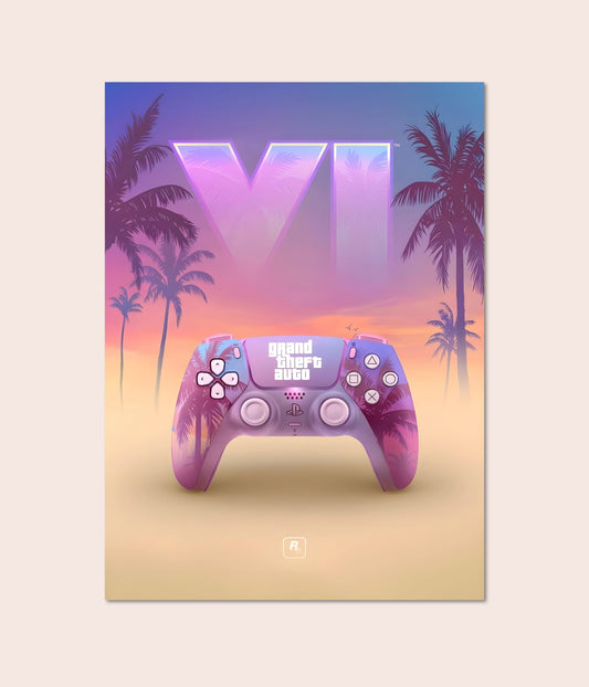 GTA 6 Poster Controller Vibes Main Image - Everanta