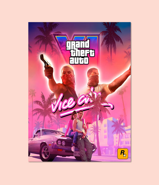 GTA 6 Vice City Poster Main Image - Everanta