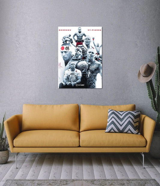 Georges St-Pierre – UFC Legend Wall Poster - Everanta