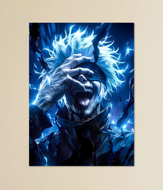 Satoru Gojo – Limitless Power Jujutsu Kaisen Poster - Everanta