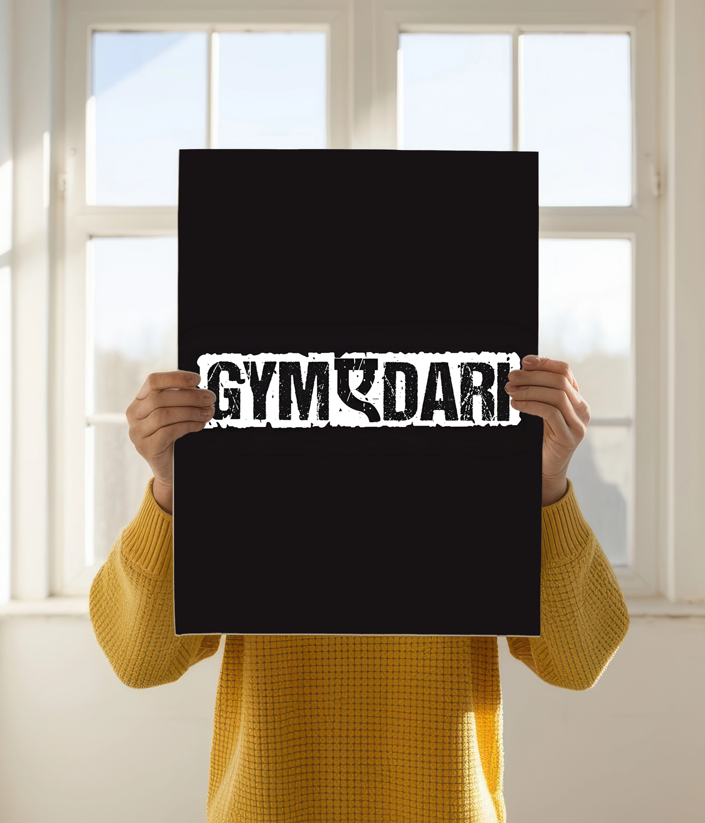 Gymएdari Motivational Poster Holding Image - Everanta