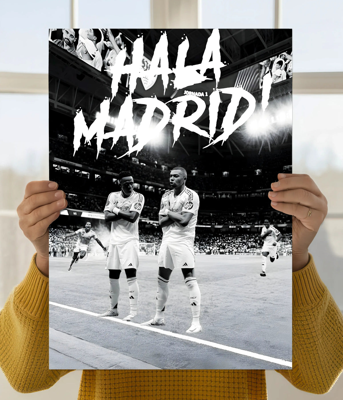 Hala Madrid Celebration Wall Poster Main Image - Everanta