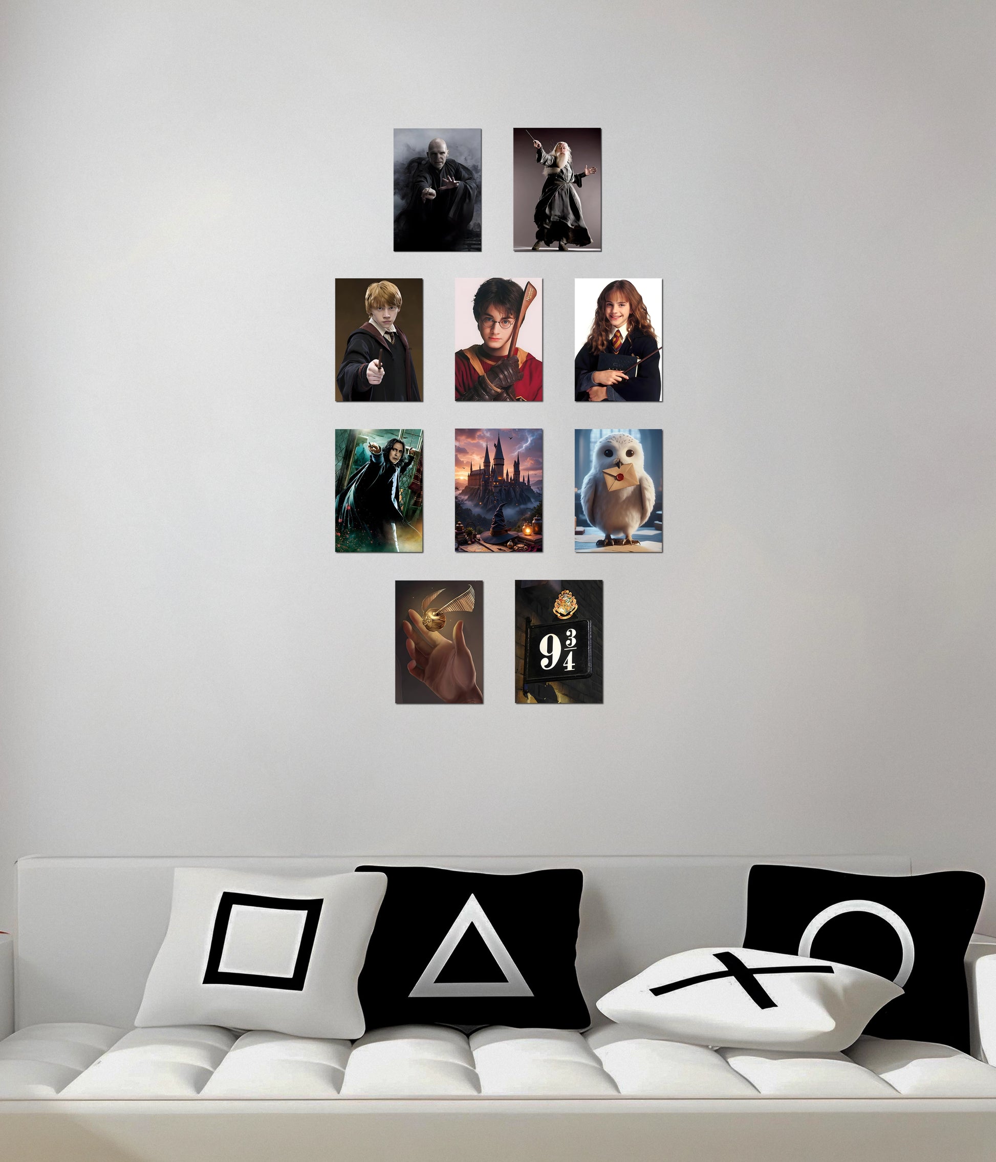 Harry Potter 10 Poster Set — Magical Posters of Hogwarts & Wizards - Everanta