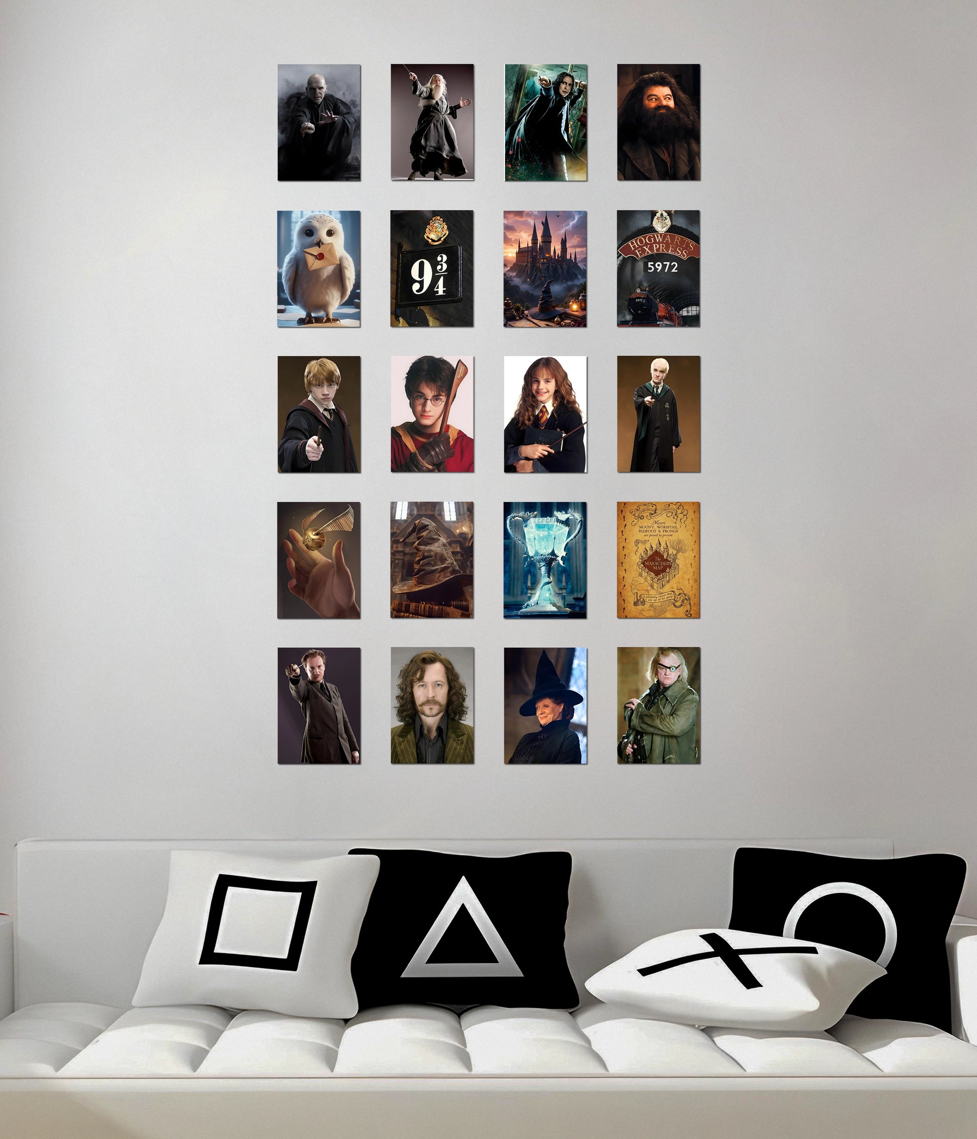 Harry Potter 20 Poster Set — Magical Posters of Hogwarts & Wizards - Everanta