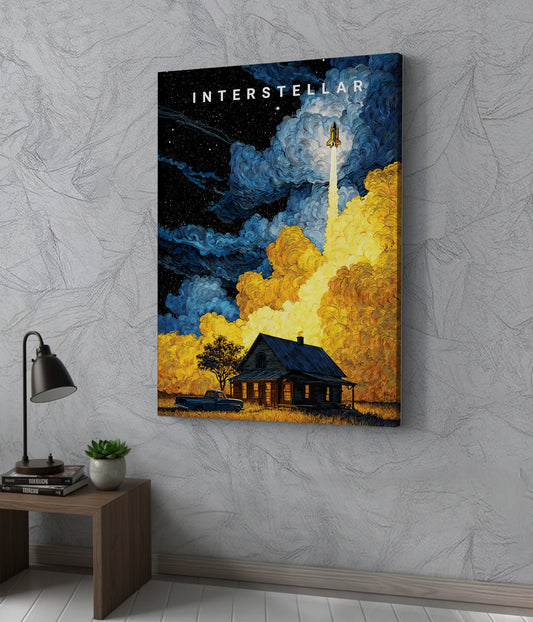 Interstellar: Journey Beyond the Stars Canvas Print on Wall - Everanta