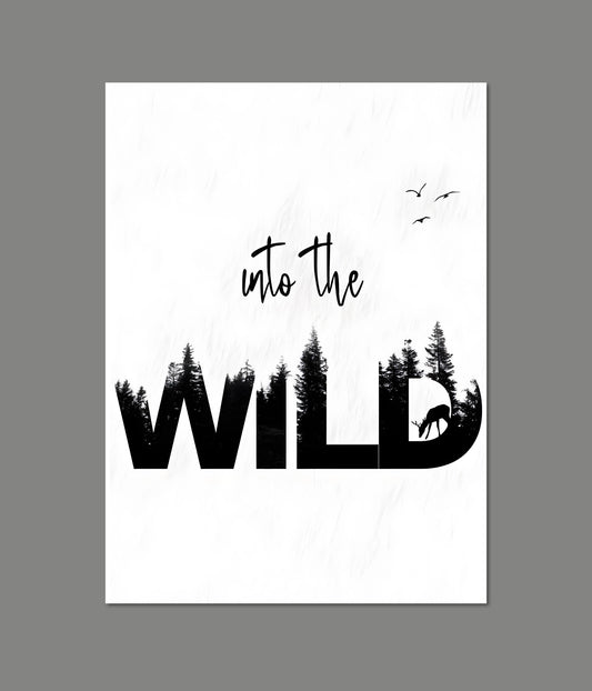 Into the Wild – Nature’s Freedom Wall Poster Main Image - Everanta