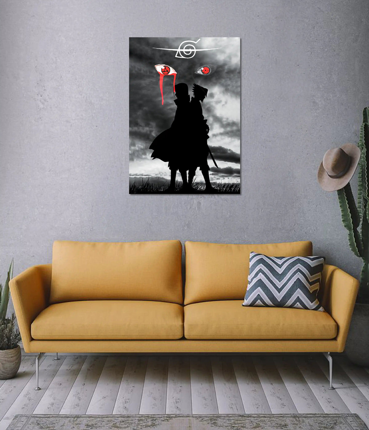 Itachi & Sasuke Sharingan Poster on Wall - Everanta