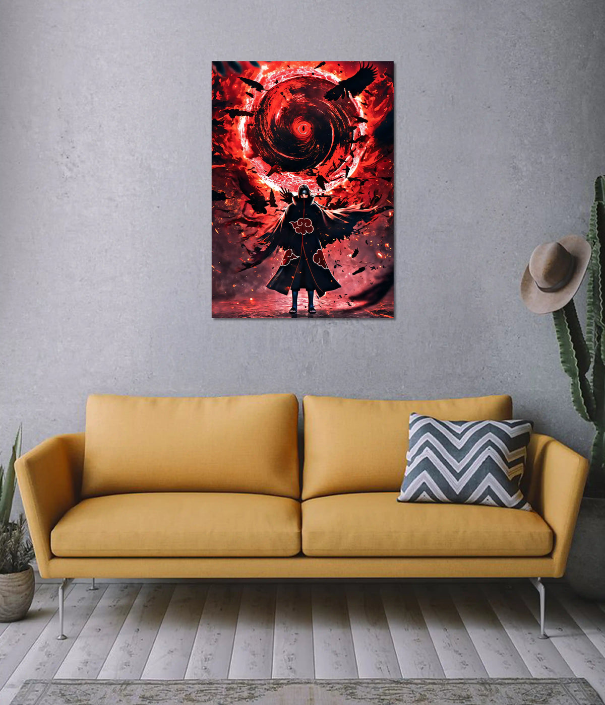 Itachi Uchiha – Eternal Genjutsu Wall Poster on Wall - Everanta