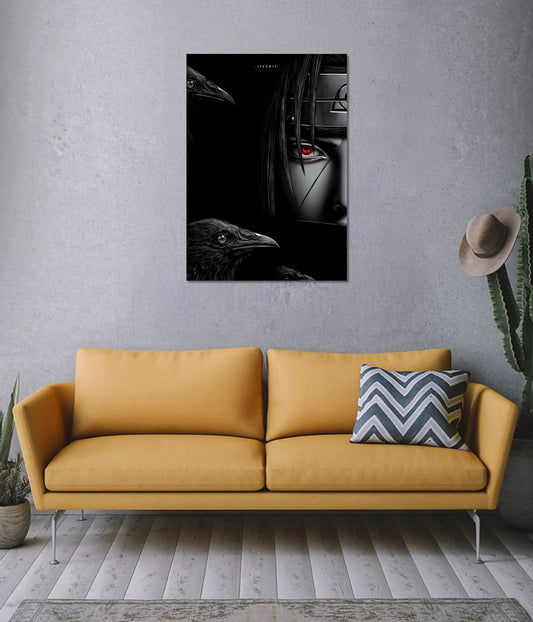 Itachi Uchiha – Silent Shadow Sharingan Poster on Wall - Everanta