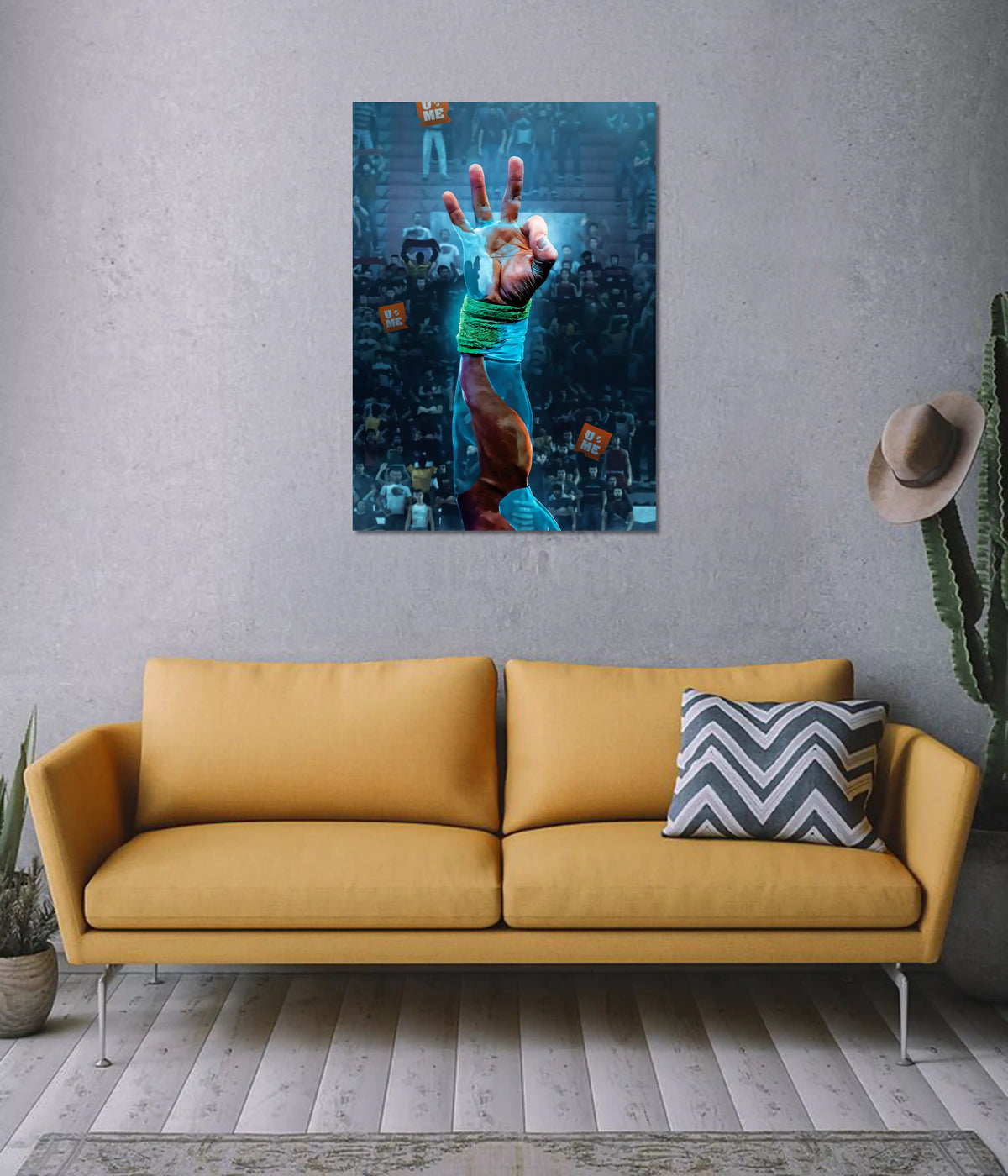 John Cena “You Can’t See Me” WWE Poster on Wall - Everanta