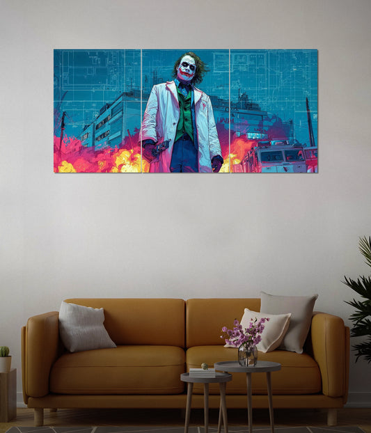 Joker Chaos Split Wall Poster Main Image - Everanta