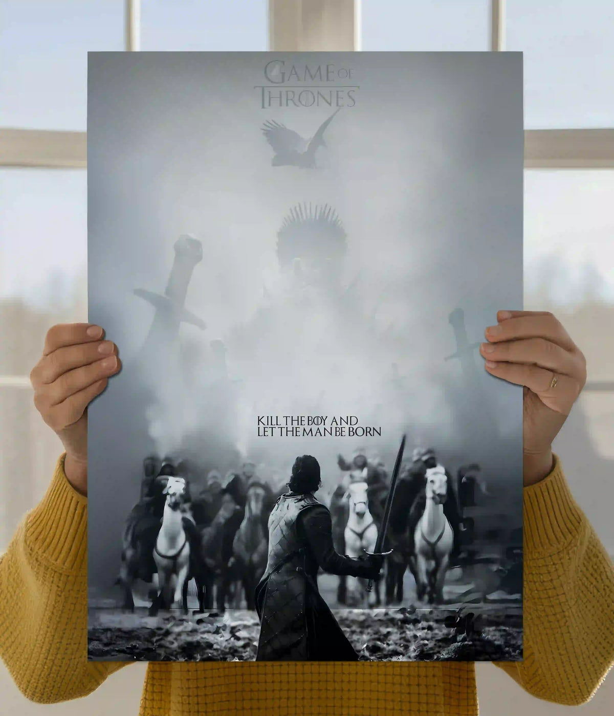 Jon Snow – Kill the Boy Cinematic Wall Poster Main Image - Everanta