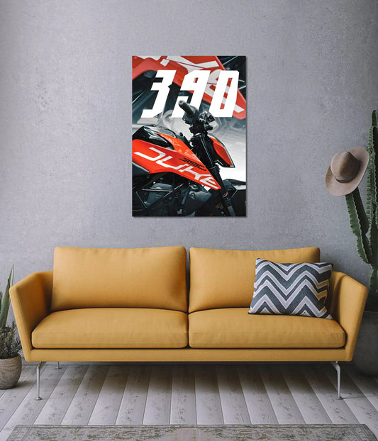 KTM Duke 390 Poster on Wall - Everanta