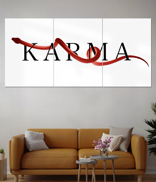 Karma Minimal Split Poster - Everanta