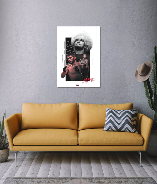 Khabib Nurmagomedov – The Eagle UFC Champion Wall Poster - Everanta