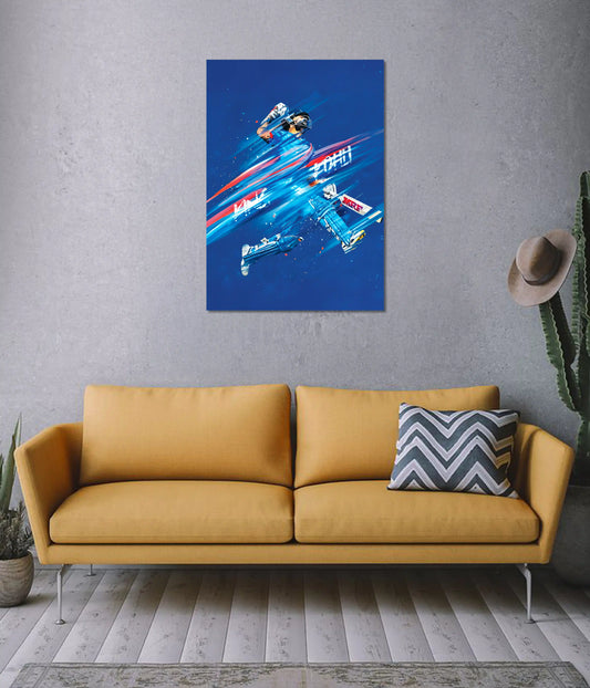 King Kohli Dynamic Shot Poster on Wall - Everanta