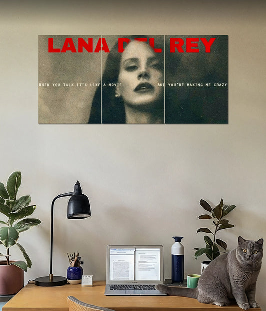 Lana Del Rey Vintage Split Poster Main Image - Everanta
