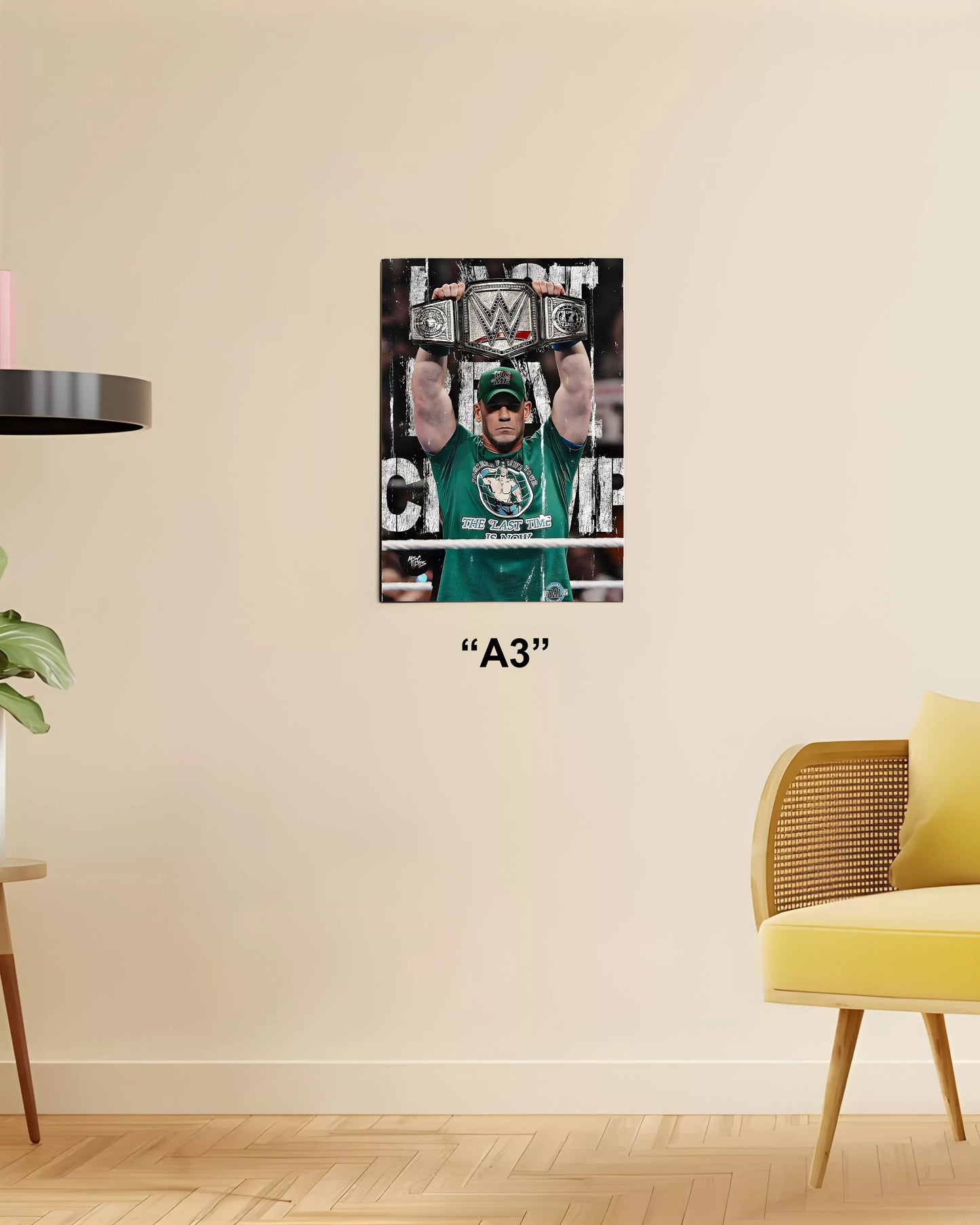 Last Real Champ – John Cena WWE Poster A3 Size - Everanta