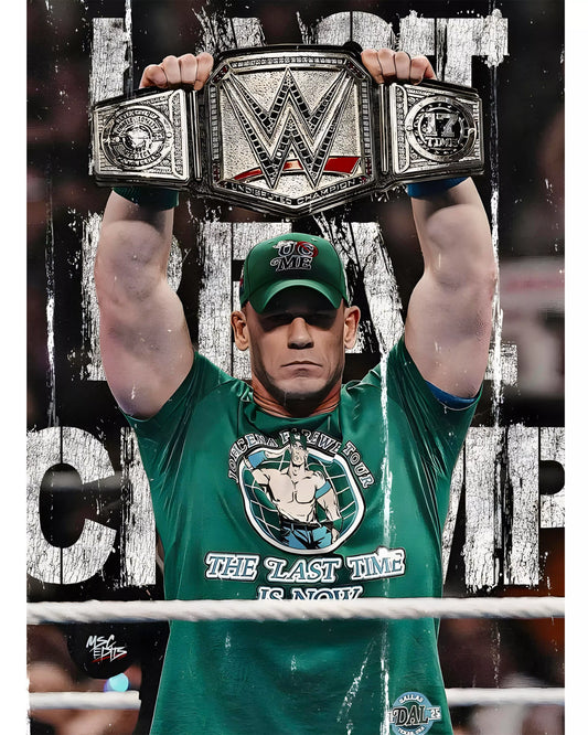 Last Real Champ – John Cena WWE Poster Main Image - Everanta