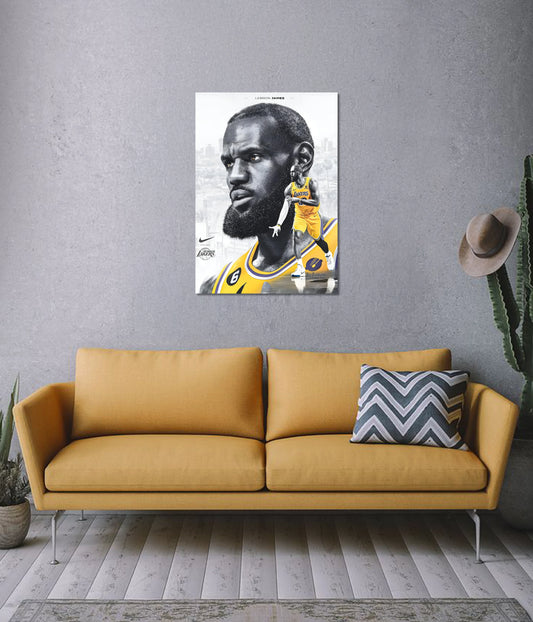 LeBron James – The King Wall Poster - Everanta