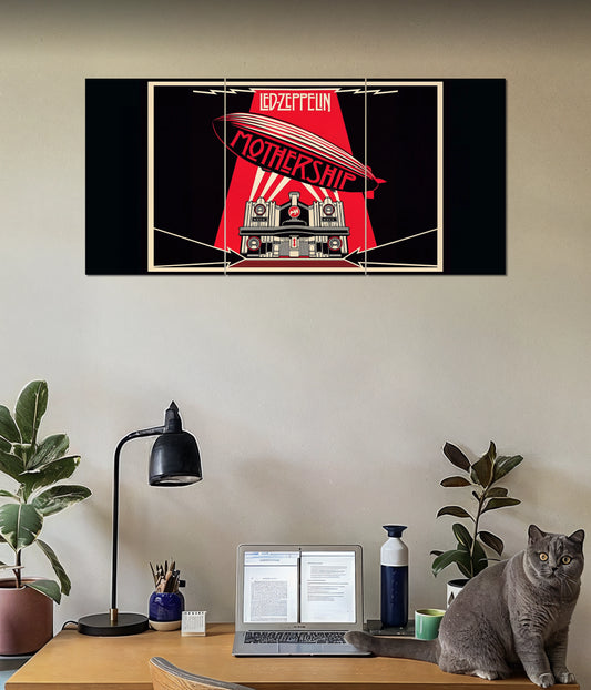 Led Zeppelin Mothership – Classic Rock Split Wall Poster - Everanta