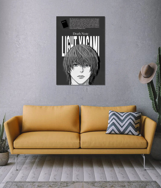 Light Yagami – Death Note Anime Wall Poster on Wall - Everanta