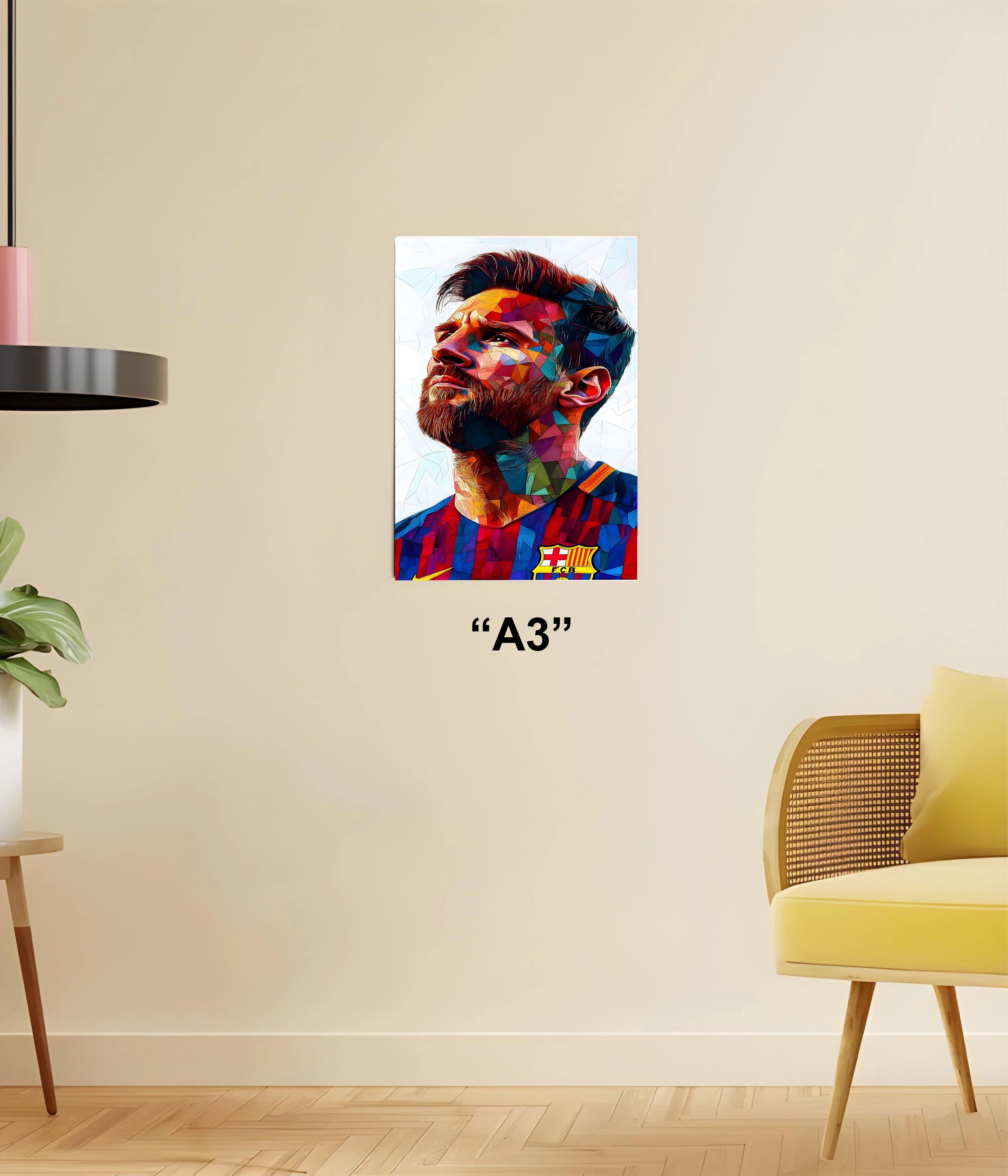 Lionel Messi – The GOAT Legacy Poster A3 Size - Everanta