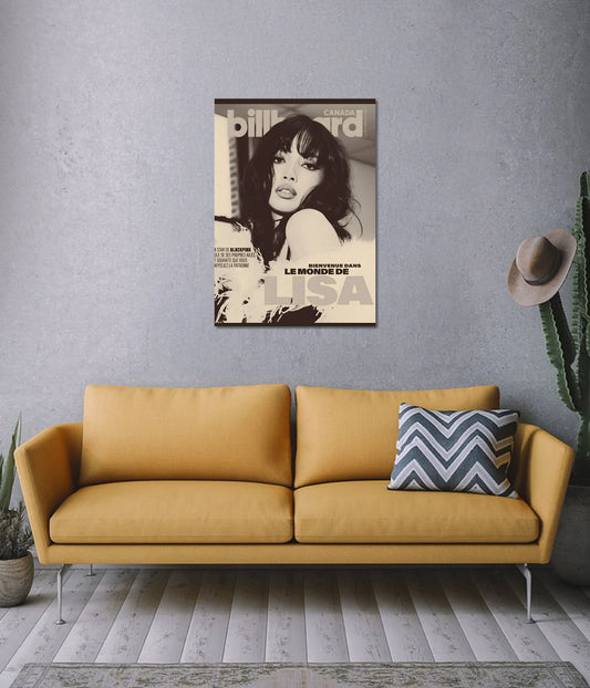 Lisa Billboard Magazine – Blackpink Wall Poster on Wall - Everanta